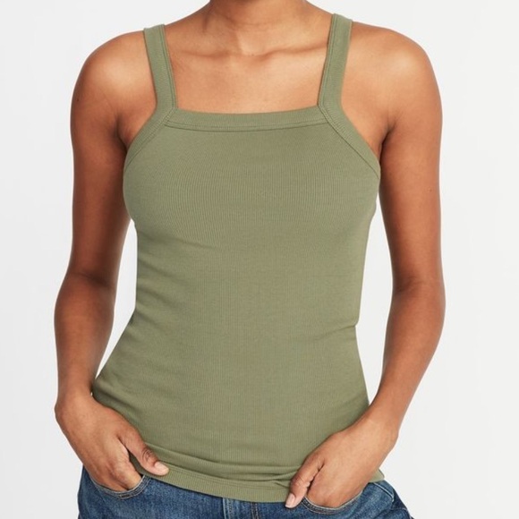 SET OF 3 Old Navy Slim-Fit Square-Neck Rib-Knit
Tank Size Medium - Picture 2 of 2